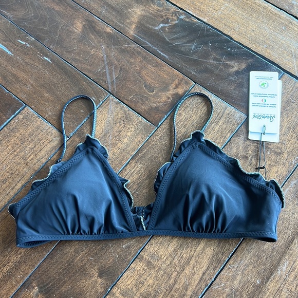 Designer Kisuii UPF 50+ UV protection chlorine resistant bikini top size large - Picture 10 of 12